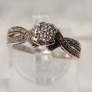 Diamond Double Shank Ring